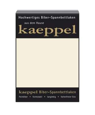 Biber Spannbetttuch kaeppel